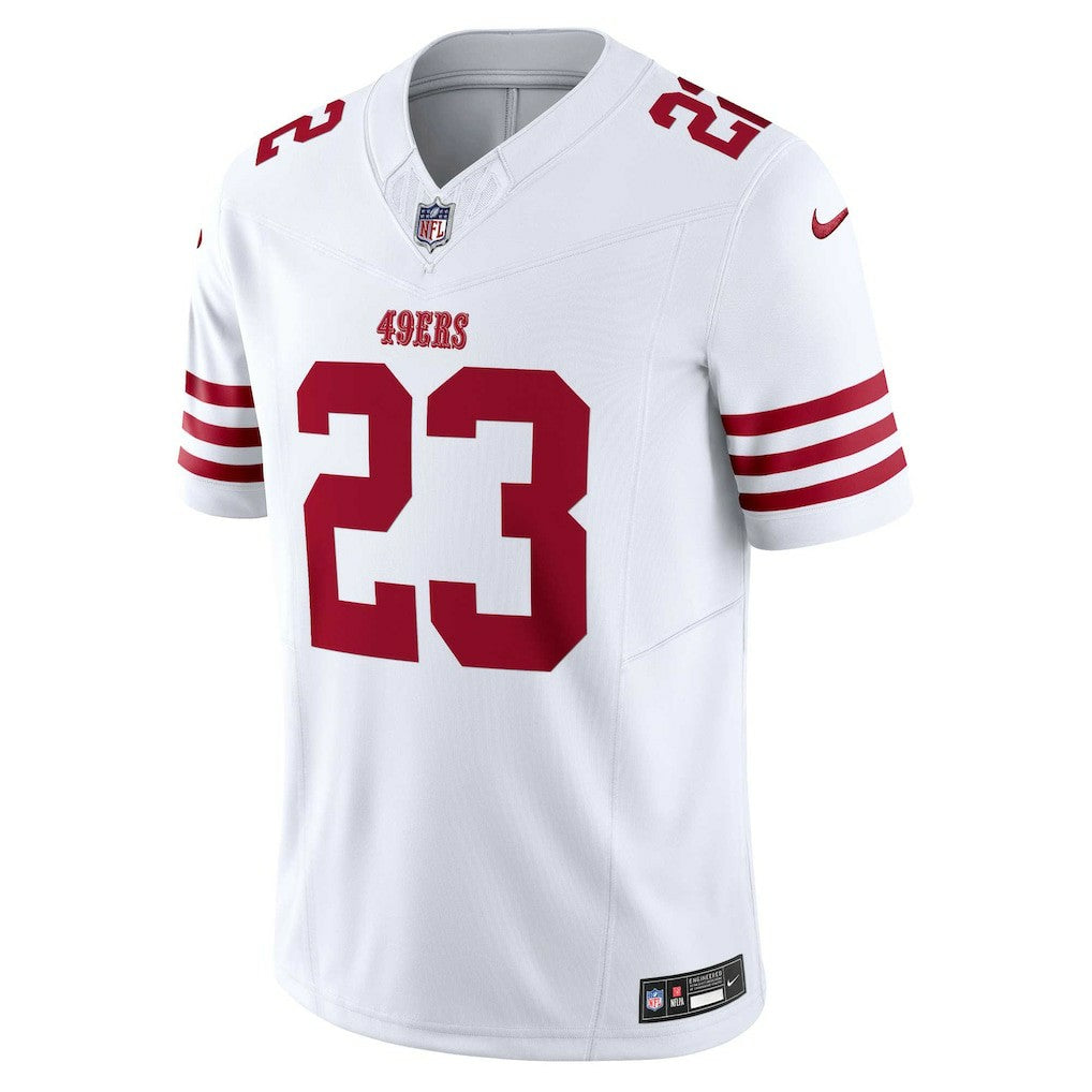 Christian McCaffrey San Francisco 49ers Vapor F.U.S.E. Limited Jersey White | Nike for Sale