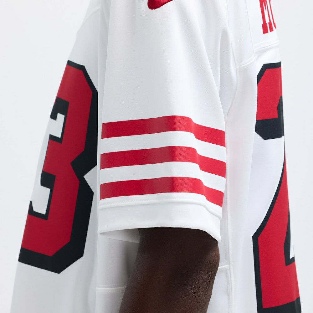 Christian McCaffrey San Francisco 49ers Vapor F.U.S.E. Limited 2nd Alternate Jersey White | Nike for Sale