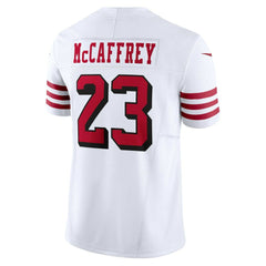 Christian McCaffrey San Francisco 49ers Vapor F.U.S.E. Limited 2nd Alternate Jersey White | Nike for Sale