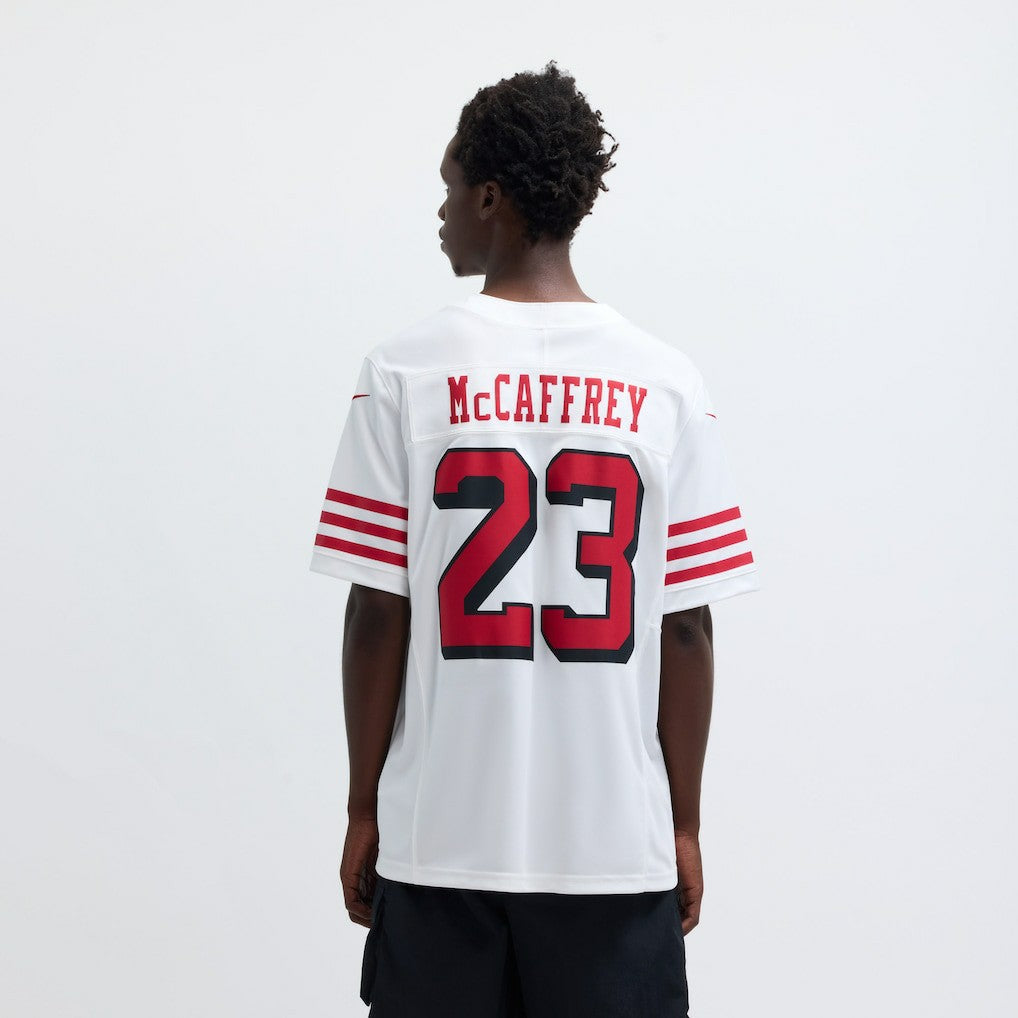 Christian McCaffrey San Francisco 49ers Vapor F.U.S.E. Limited 2nd Alternate Jersey White | Nike for Sale