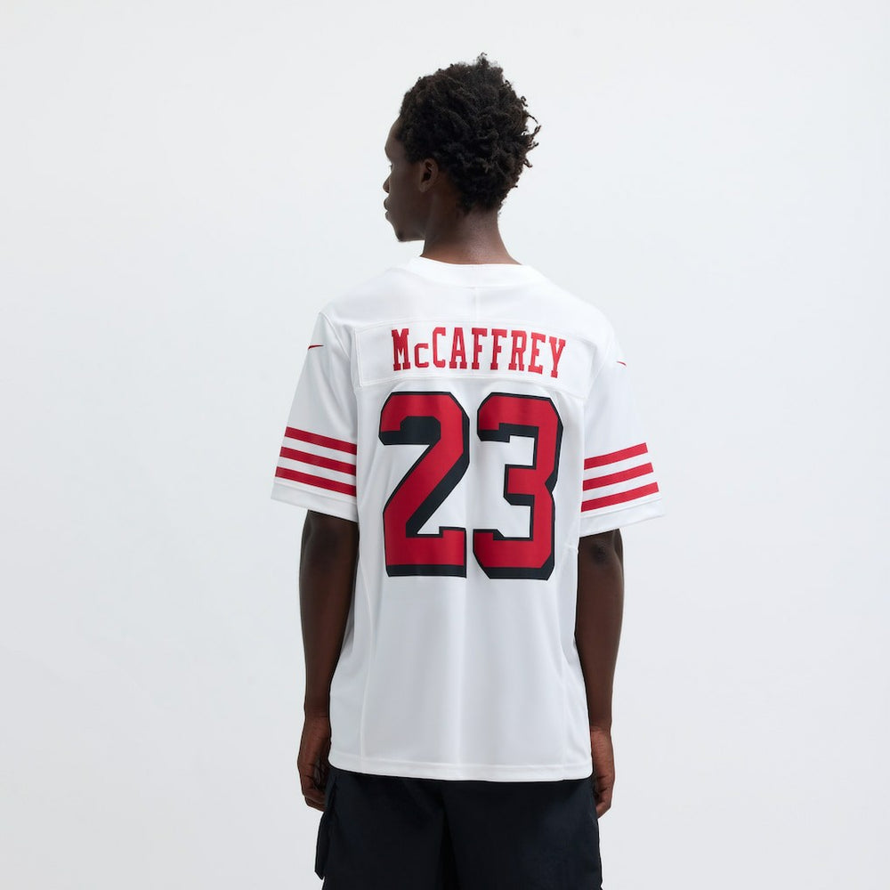 Christian McCaffrey San Francisco 49ers Vapor F.U.S.E. Limited 2nd Alternate Jersey White | Nike for Sale