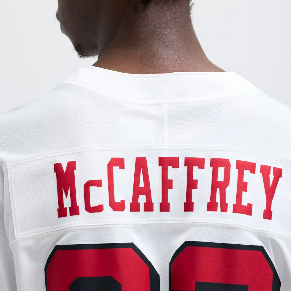 Christian McCaffrey San Francisco 49ers Vapor F.U.S.E. Limited 2nd Alternate Jersey White | Nike for Sale