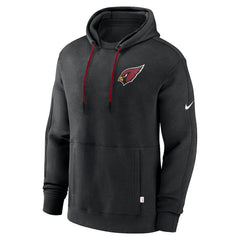 Arizona Cardinals Layered Logo Statement Pullover Hoodie Black | Nike for Sale