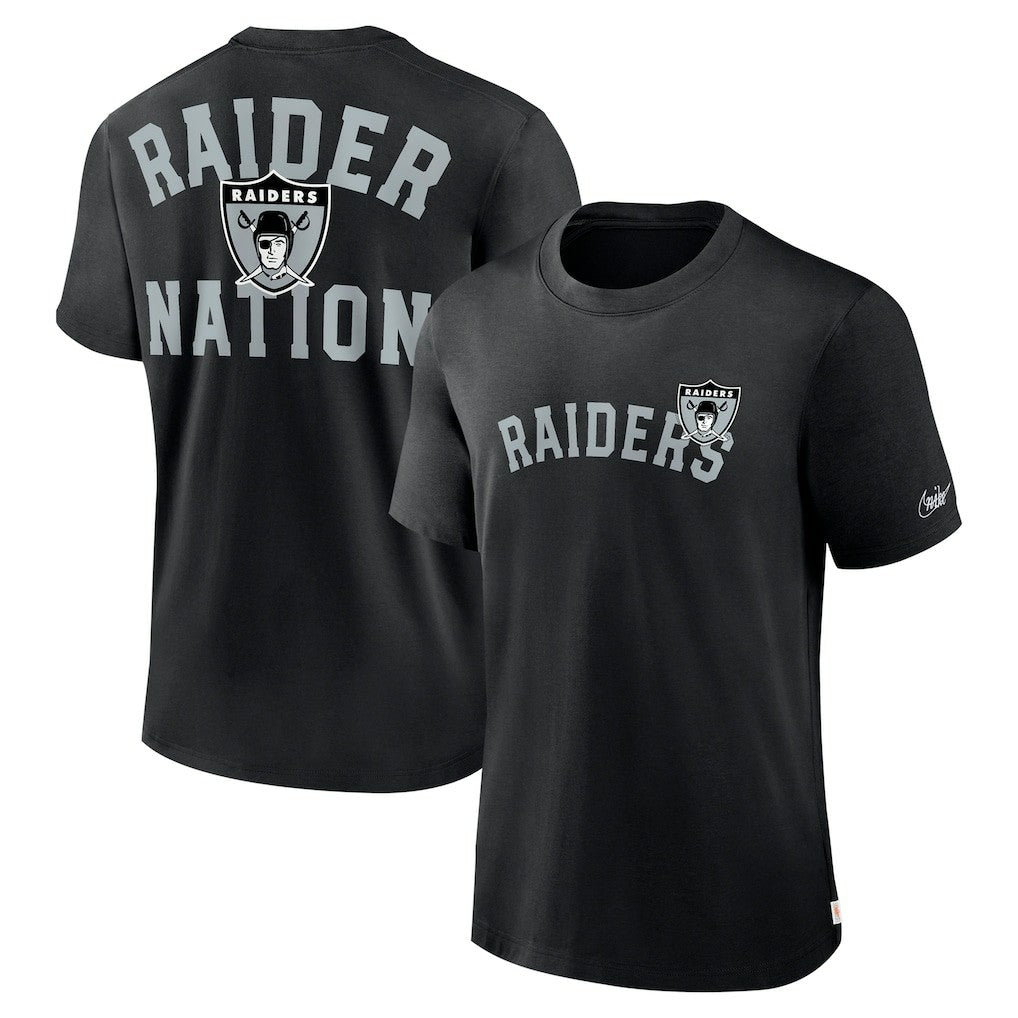 Las Vegas Raiders Rewind Slogan T-Shirt Black | Nike for Sale