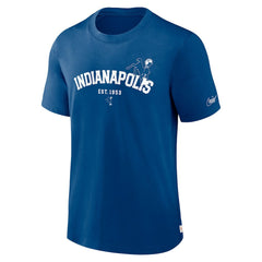 Indianapolis Colts Rewind Slogan T-Shirt Royal | Nike for Sale