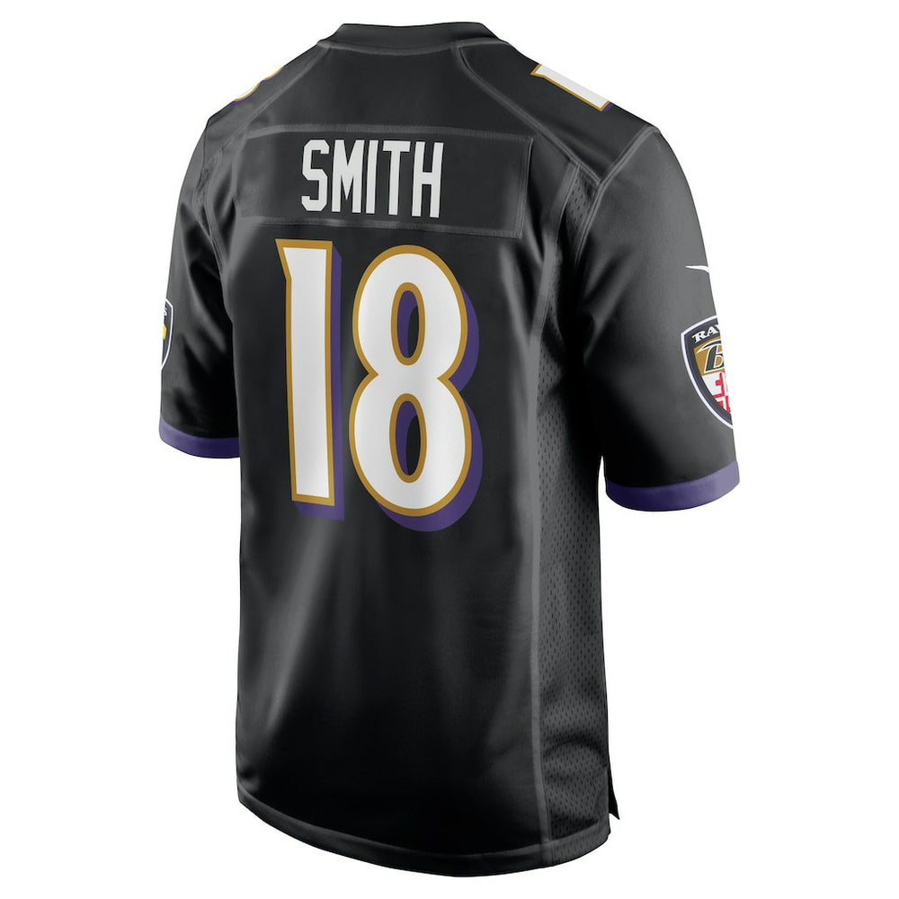 Roquan Smith Baltimore Ravens Alternate Game Jersey Black | Nike for Sale