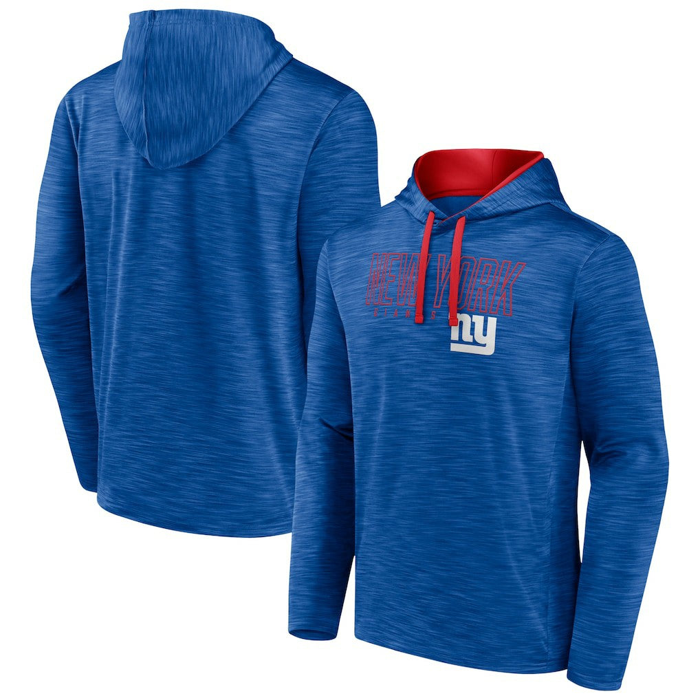 New York Giants Hook and Ladder Pullover Hoodie Heather Royal | Fanatics