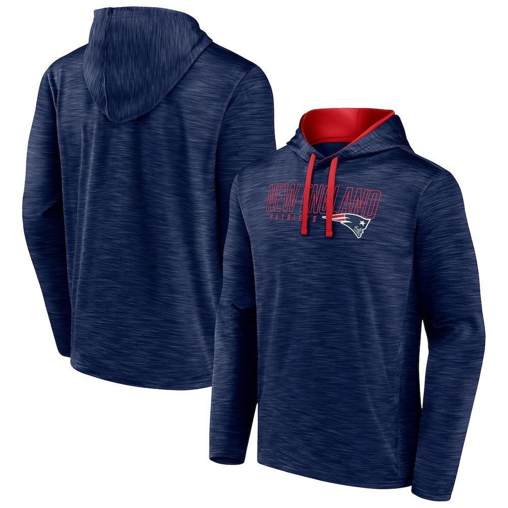 New England Patriots Hook and Ladder Pullover Hoodie Heather Navy | Fanatics