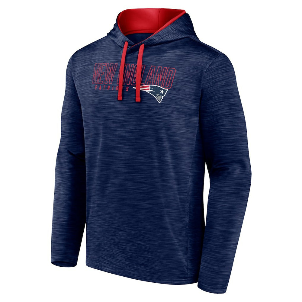 New England Patriots Hook and Ladder Pullover Hoodie Heather Navy | Fanatics