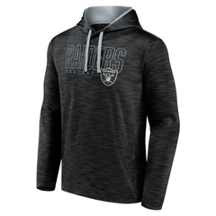 Las Vegas Raiders Hook and Ladder Pullover Hoodie Heather Black | Fanatics
