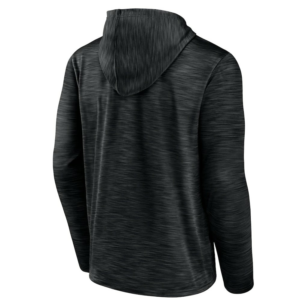 Las Vegas Raiders Hook and Ladder Pullover Hoodie Heather Black | Fanatics