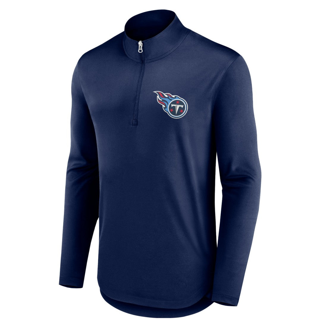 Tennessee Titans Quarterback Quarter-Zip Top Navy | Fanatics