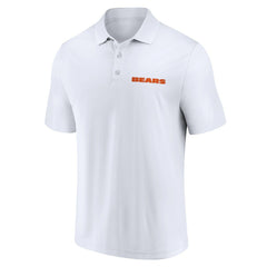 Chicago Bears Lockup Two-Pack Polo Set White/Navy | Fanatics