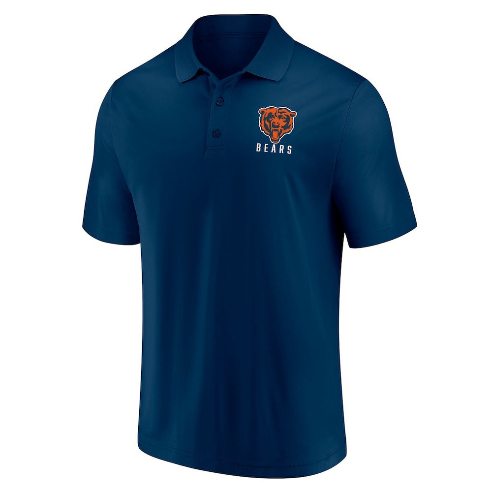 Chicago Bears Lockup Two-Pack Polo Set White/Navy | Fanatics