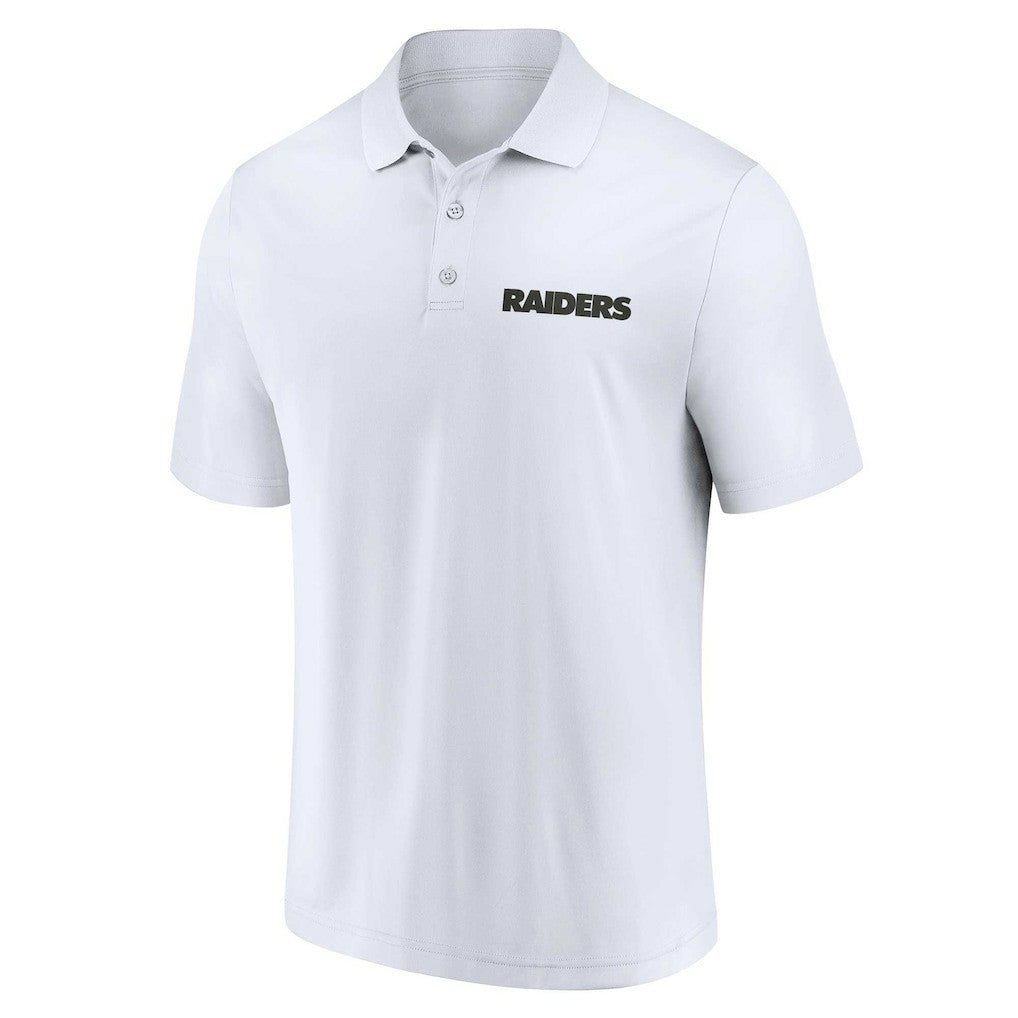 Las Vegas Raiders Lockup Two-Pack Polo Set White/Black | Fanatics