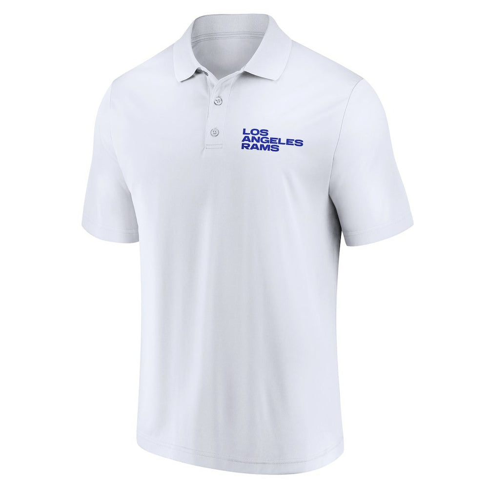 Los Angeles Rams Lockup Two-Pack Polo Set White/Royal | Fanatics