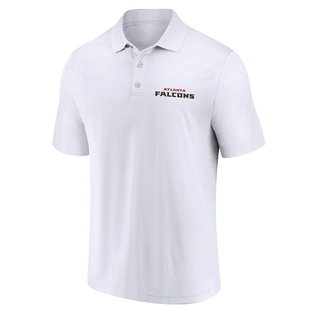 Atlanta Falcons Lockup Two-Pack Polo Set White/Black | Fanatics