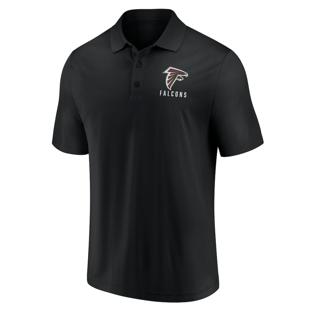 Atlanta Falcons Lockup Two-Pack Polo Set White/Black | Fanatics