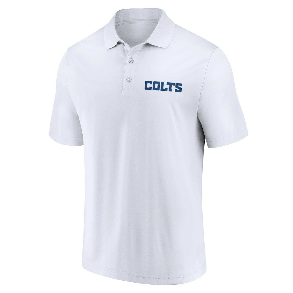 Indianapolis Colts Lockup Two-Pack Polo Set White/Royal | Fanatics
