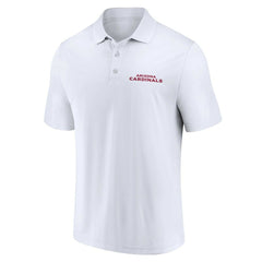 Arizona Cardinals Lockup Two-Pack Polo Set White/Cardinal | Fanatics