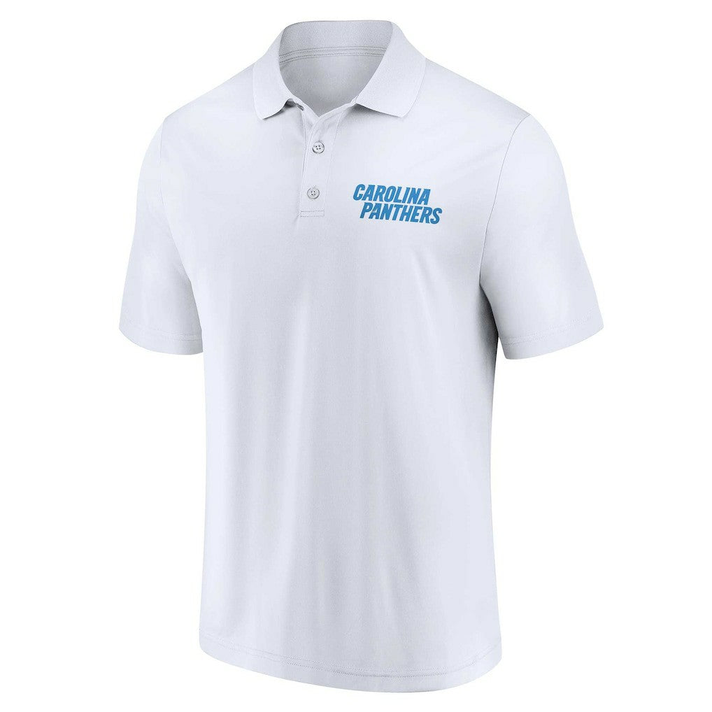 Carolina Panthers Lockup Two-Pack Polo Set White/Black | Fanatics