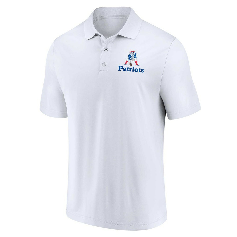 New England Patriots Throwback Two-Pack Polo Set White/Royal | Fanatics