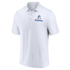 New England Patriots Throwback Two-Pack Polo Set White/Royal | Fanatics