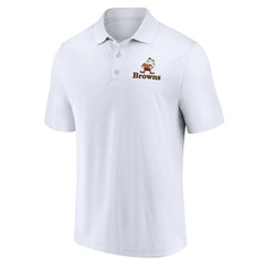 Cleveland Browns Throwback Two-Pack Polo Set White/Brown | Fanatics