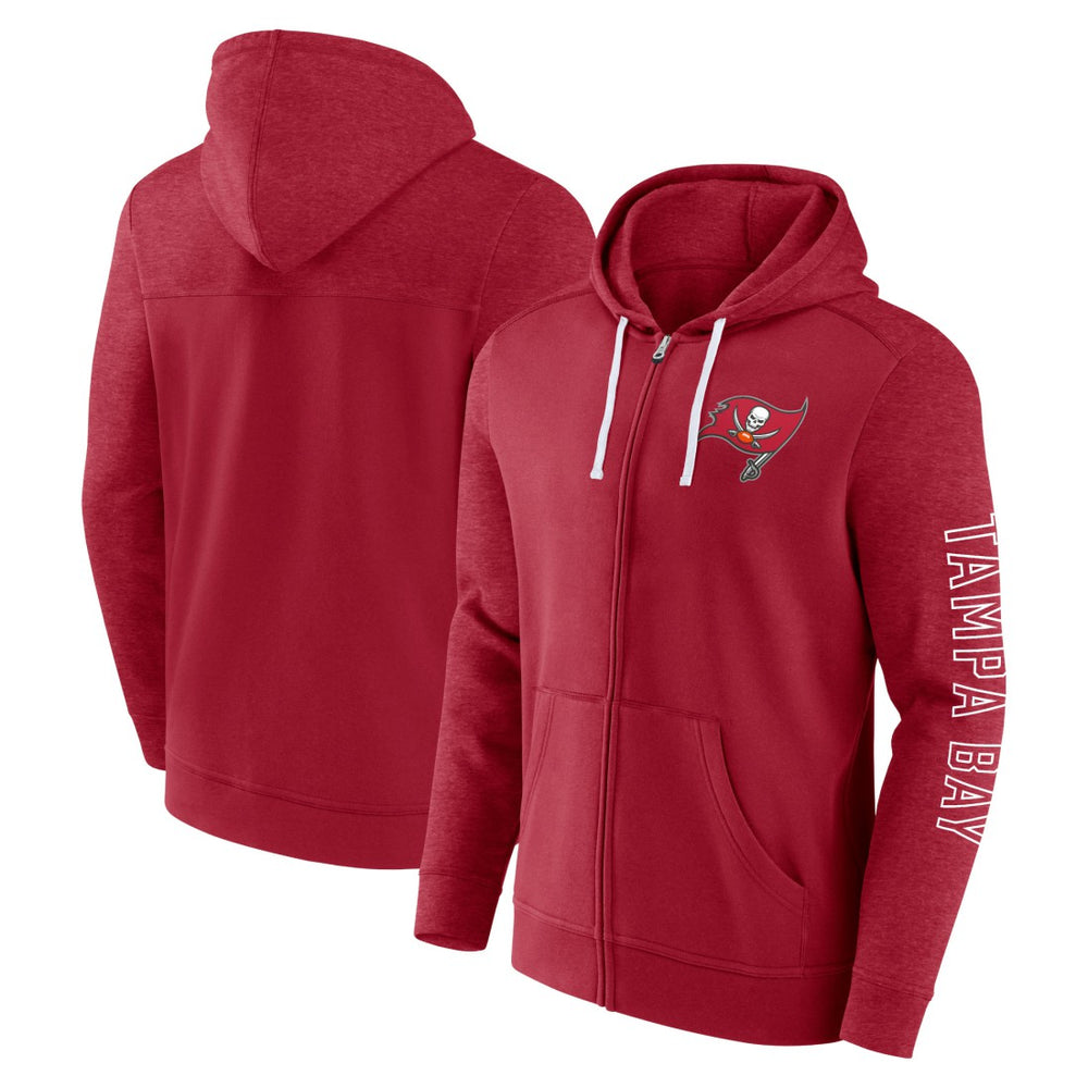 Tampa Bay Buccaneers Offensive Lineup Hoodie Full-Zip Hoodie Red | Fanatics