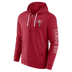 Tampa Bay Buccaneers Offensive Lineup Hoodie Full-Zip Hoodie Red | Fanatics