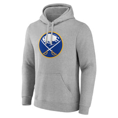 Buffalo Sabres Primary Team Logo Pullover Hoodie - Gray - NHL