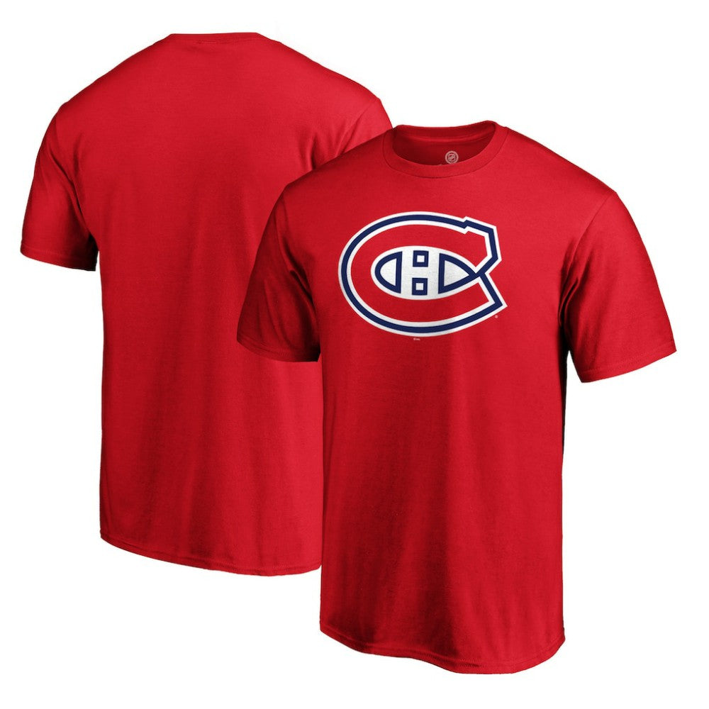 Montreal Canadiens Primary Logo Team T-Shirt - Red - NHL