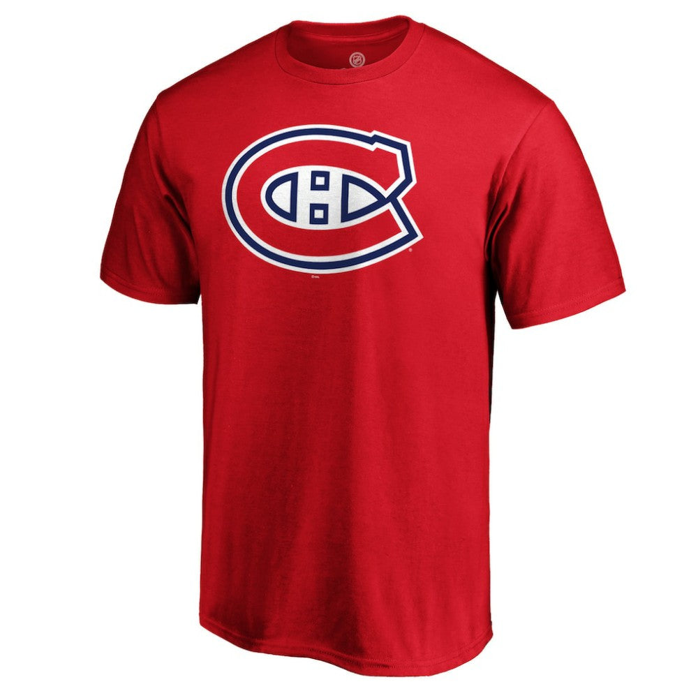 Montreal Canadiens Primary Logo Team T-Shirt - Red - NHL
