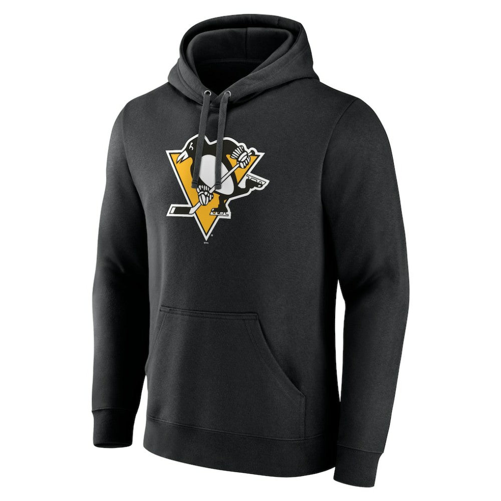Pittsburgh Penguins Primary Team Logo Pullover Hoodie - Black - NHL