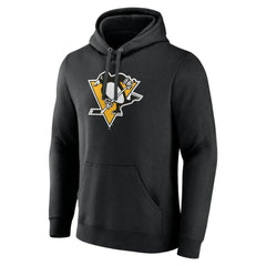 Pittsburgh Penguins Primary Team Logo Pullover Hoodie - Black - NHL
