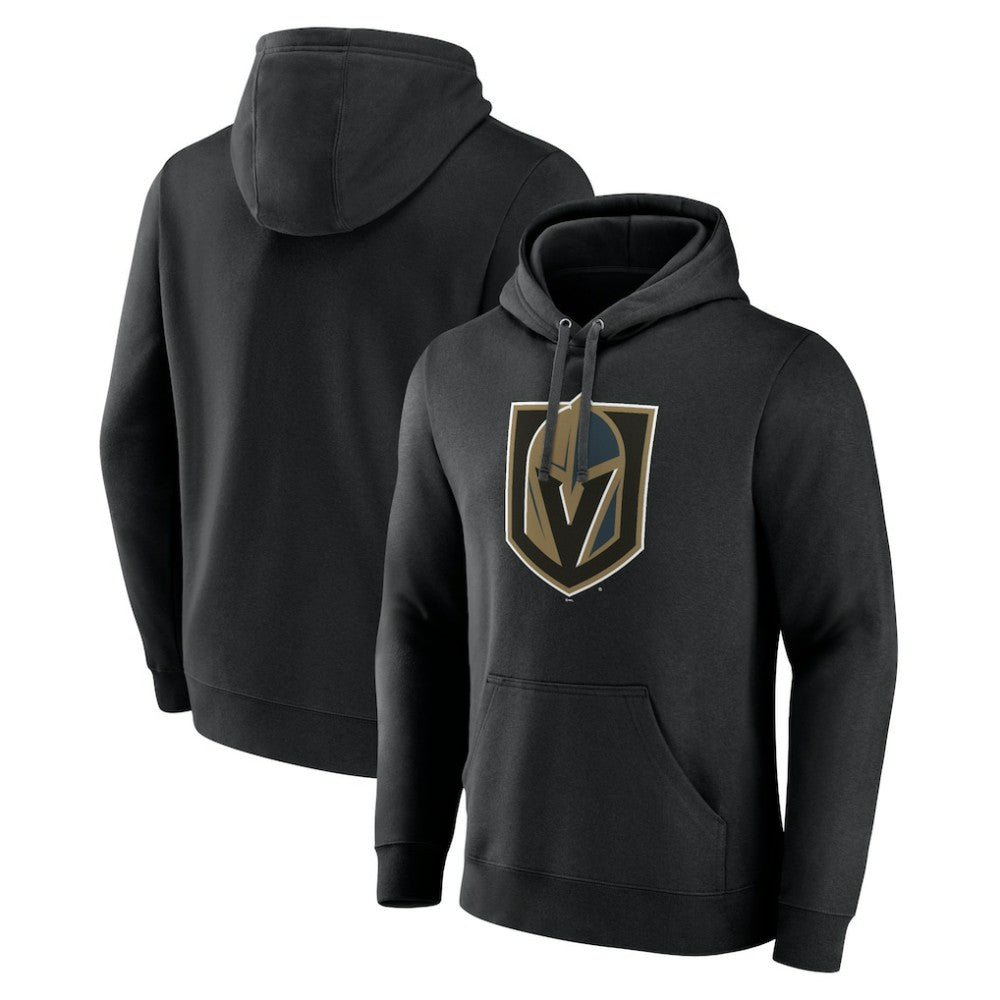 Vegas Golden Knights Primary Team Logo Pullover Hoodie - Black - NHL