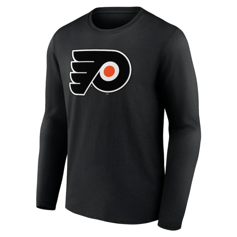 Philadelphia Flyers Primary Logo Team Long Sleeve T-Shirt - Black - NHL