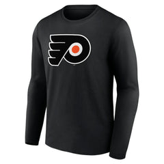 Philadelphia Flyers Primary Logo Team Long Sleeve T-Shirt - Black - NHL