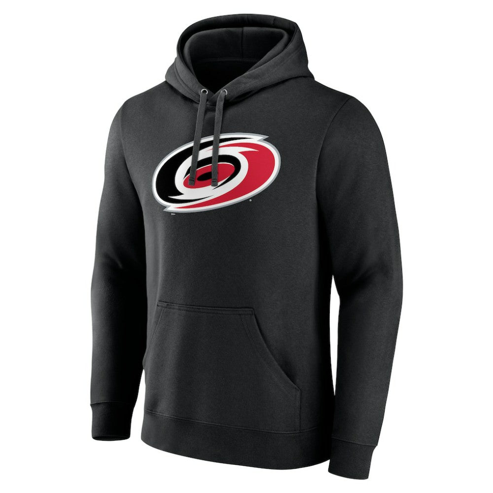 Carolina Hurricanes Primary Team Logo Pullover Hoodie - Black - NHL
