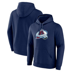 Colorado Avalanche Primary Team Logo Pullover Hoodie - Navy - NHL