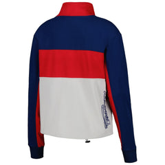 Atlanta Braves The Wild Collective Women's Color Block Half-Zip Jacket - MLB