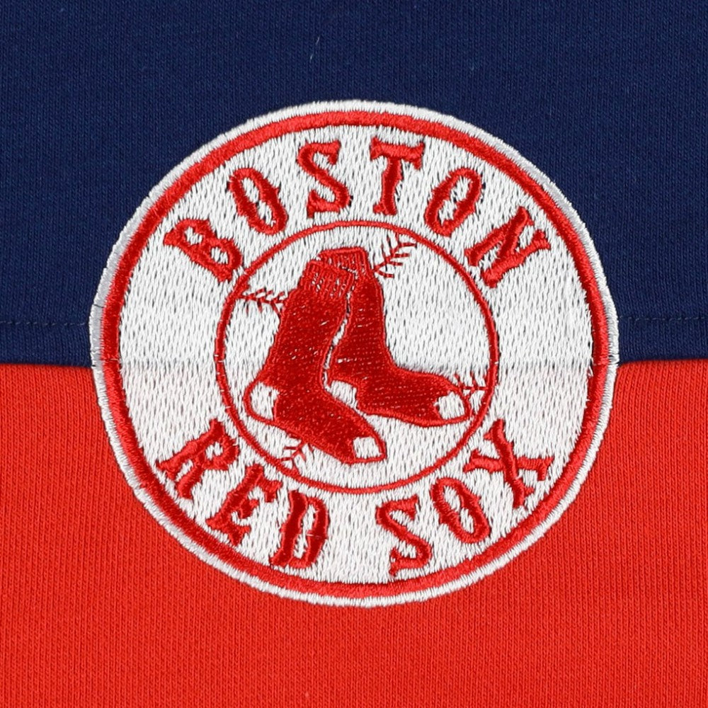 Boston Red Sox The Wild Collective Women's Color Block Half-Zip Jacket - MLB
