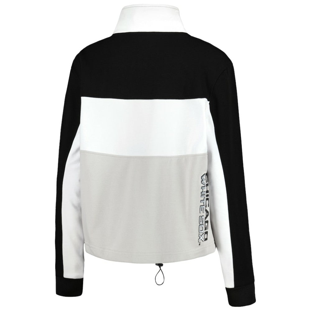 Chicago White Sox The Wild Collective Women's Color Block Half-Zip Jacket - MLB