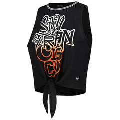 San Francisco Giants The Wild Collective Women's Twisted Tie Front Tank Top - MLB
