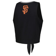 San Francisco Giants The Wild Collective Women's Twisted Tie Front Tank Top - MLB