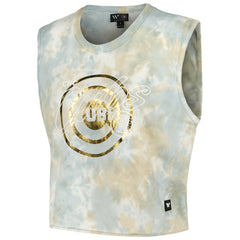 Chicago Cubs The Wild Collective Women's Washed Muscle Tank Top - MLB