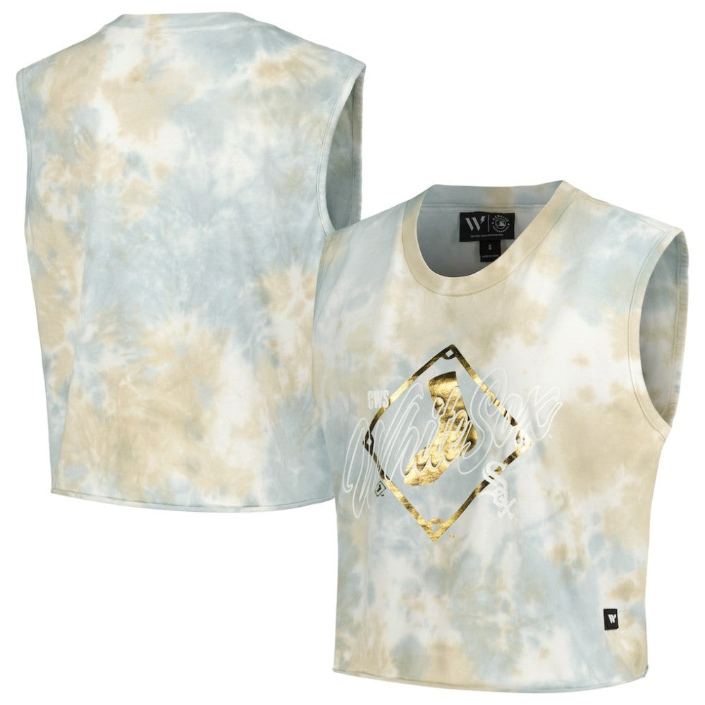 Chicago White Sox The Wild Collective Women's Washed Muscle Tank Top - MLB