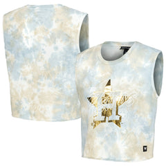 Houston Astros The Wild Collective Women's Washed Muscle Tank Top - MLB