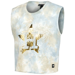 Houston Astros The Wild Collective Women's Washed Muscle Tank Top - MLB