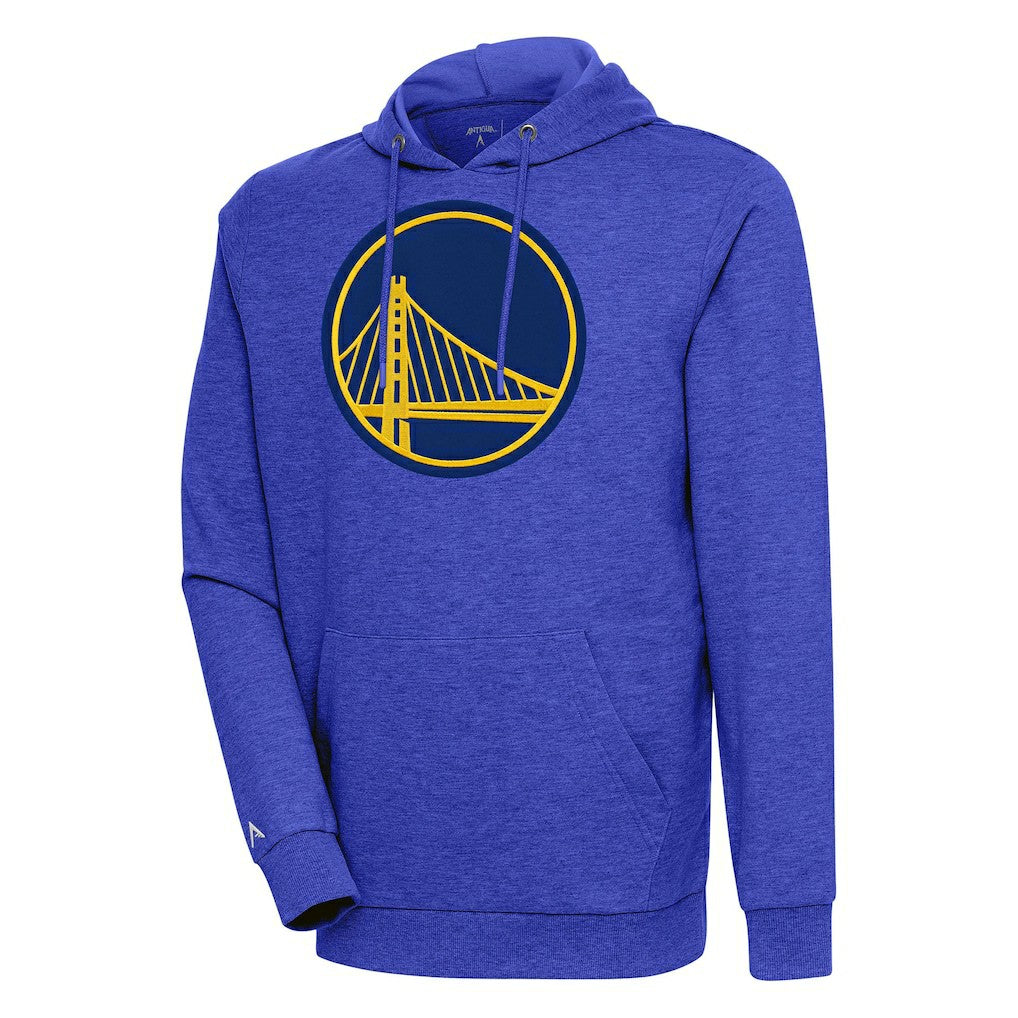 Golden State Warriors Antigua Action Pullover Hoodie Heather Royal - NBA